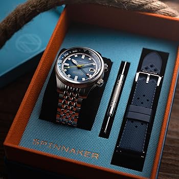 Spinnaker Bradner GMT Automatic Watch | Blue Alps | SP-5121-88